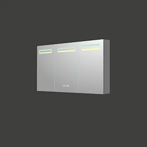 Mosmile Elegant Fog Resistant LED Bathroom Mirror Cabinet