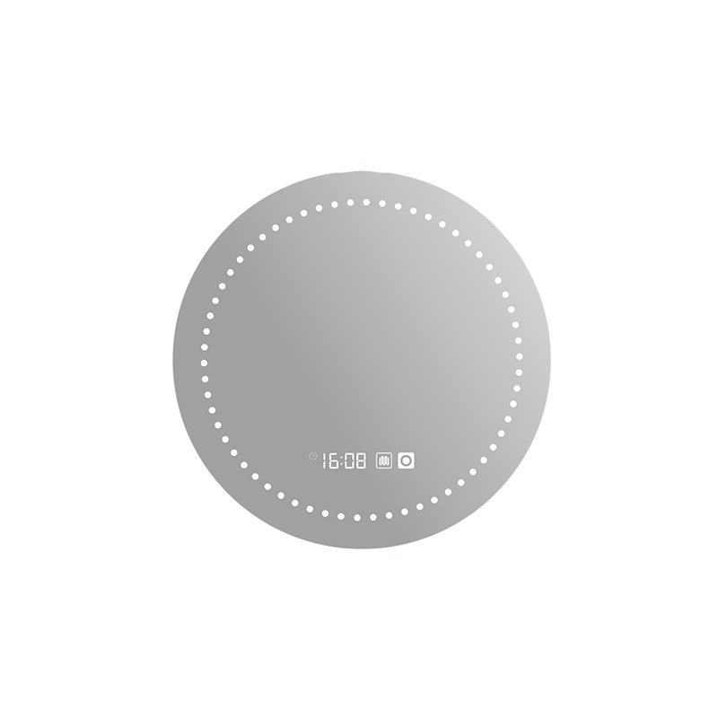 Mosmile Cheap Round Illuminated LED Light Anti-fog Bathroom Mirror