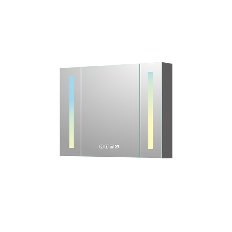 Mosmile Hotel Rectangle Bathroom LED Mirror Cabinet
