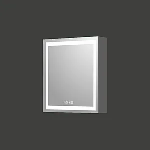 Mosmile Cheap Frameless LED Bathroom Mirror Cabinet