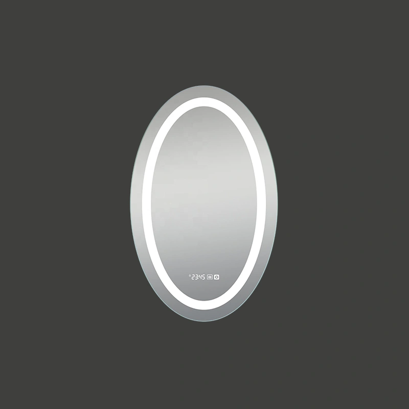 Mosmile Illuminated  Wall Anti-fog LED Oval Bathroom Mirror