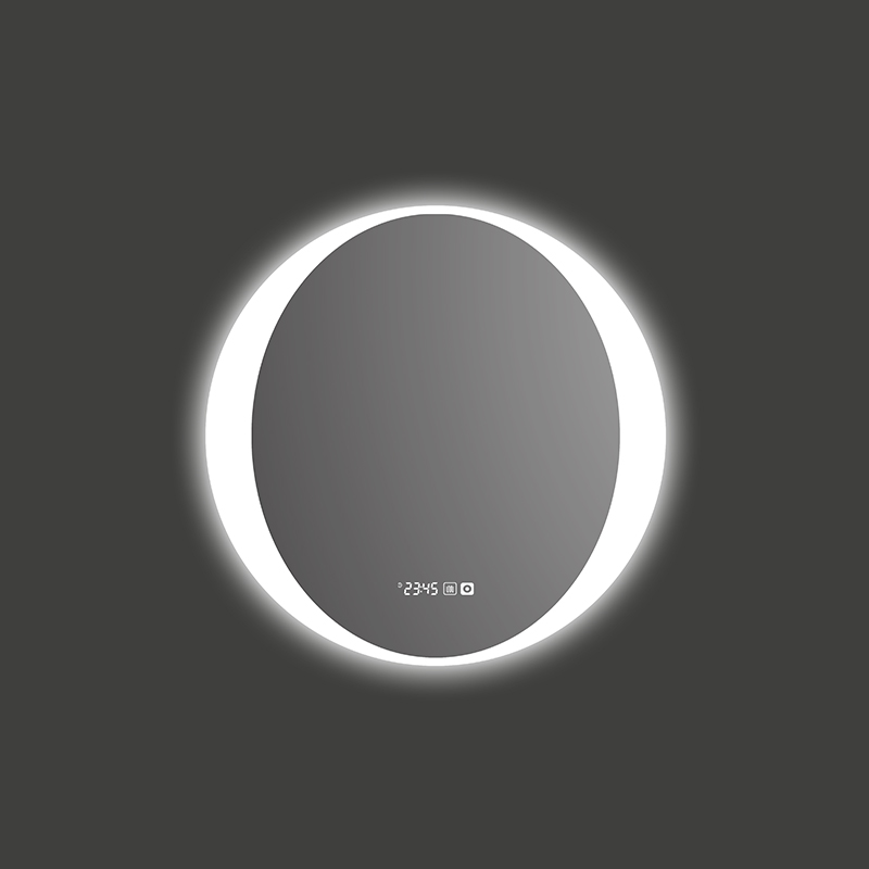 Mosmile Round Wall Defogging Home LED Lights Bathroom Mirror