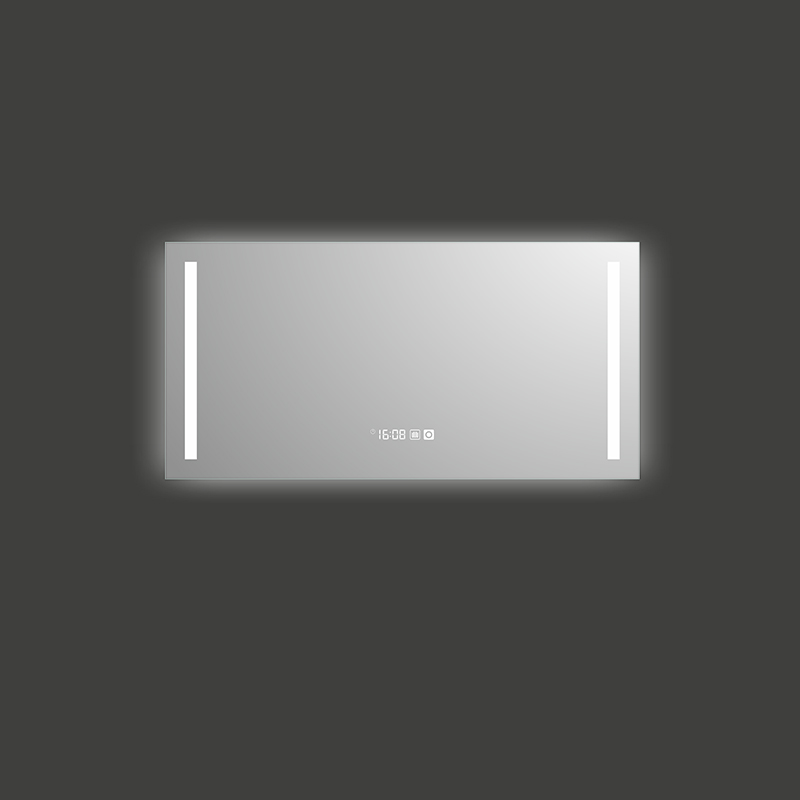 Mosmile Rectangle Wall Home LED Backlit Bathroom Mirror with Defogging