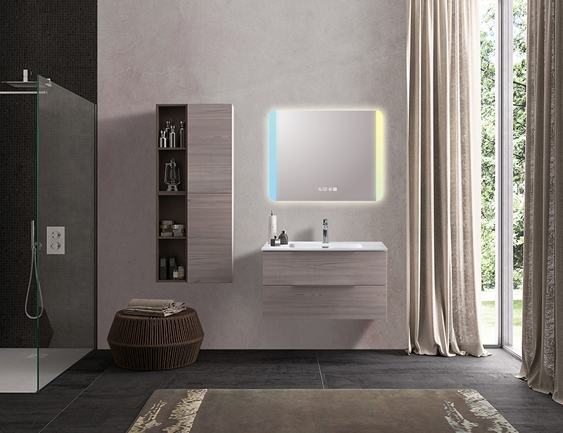 Mosmile Hotel Wall Dimming Anti-fog LED Bathroom Mirror with Light