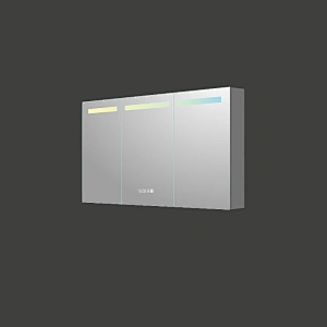 Mosmile Dimming 3 Door LED Lights Bathroom Mirror Cabinet