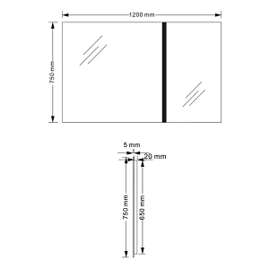 Mosmile Hotel Defogging Wall Home LED Backlit Bathroom Mirror