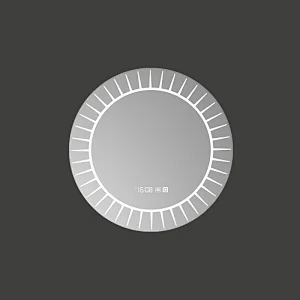 Mosmile Modern Wall Round LED Anti-fog Bathroom Mirror