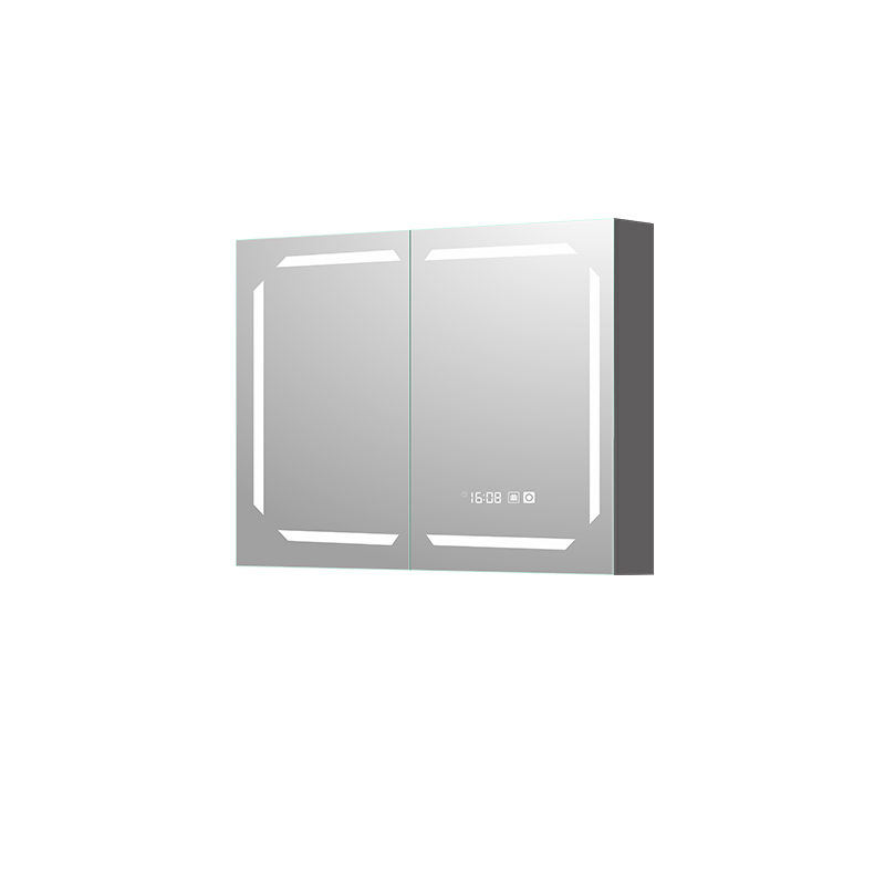 Mosmile Wall LED Lights Frameless Bathroom Mirror Cabinet