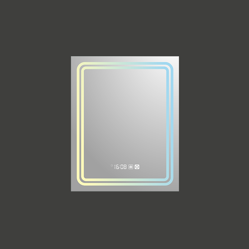 Mosmile Hotel Rectangle Illuminated LED Light Dimming Bathroom Mirror