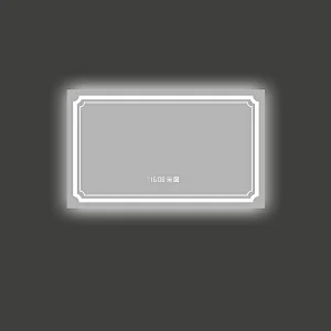 Mosmile Hotel Wall Hanging Touch Switch LED Light Bathroom Mirror