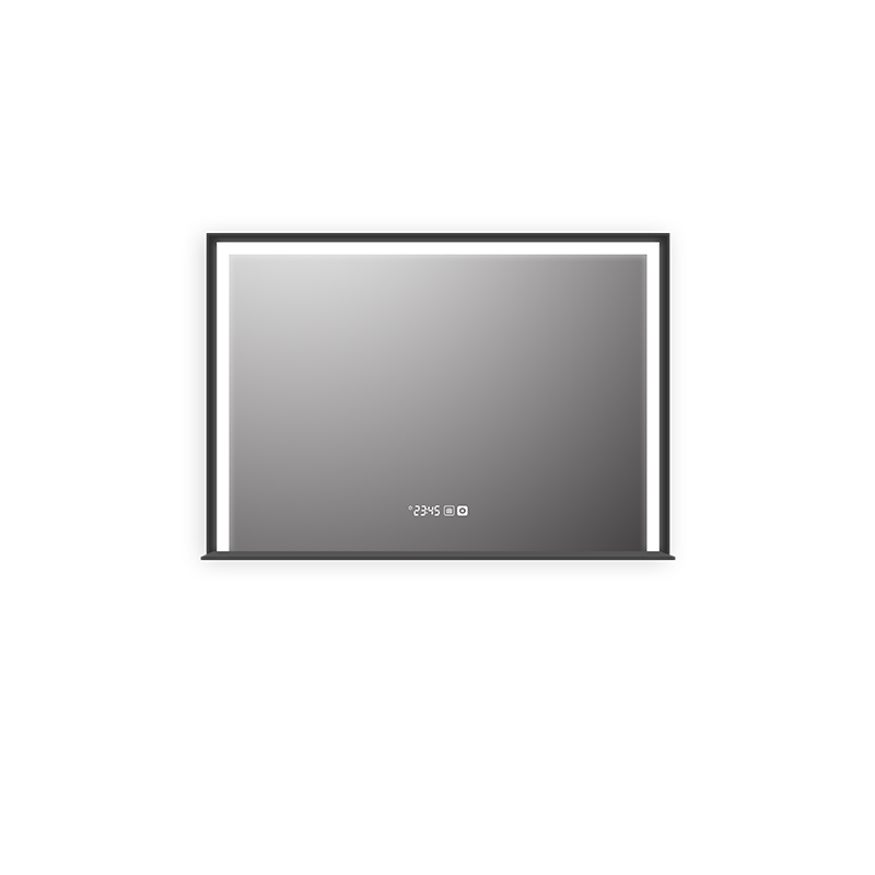 Mosmile Wall Plastic Framed Bathroom Mirror with LED