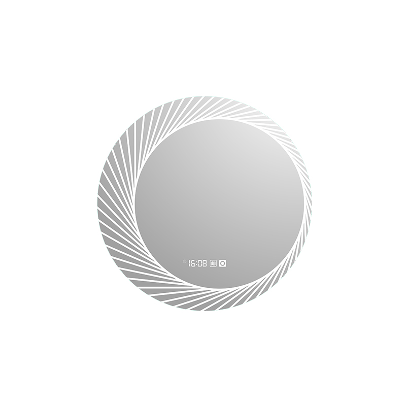 Mosmile Round Fog Resistant LED Bathroom Illuminated Mirror