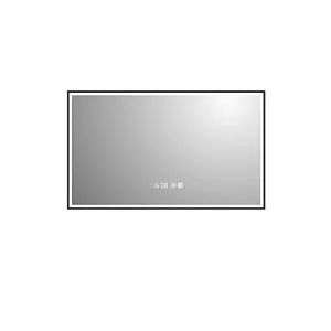 Mosmile Hot Defogging Wall Plastic Framed LED Bathroom Mirror