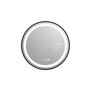 Mosmile Hotel LED Framed Round Bluetooth Bathroom Mirror