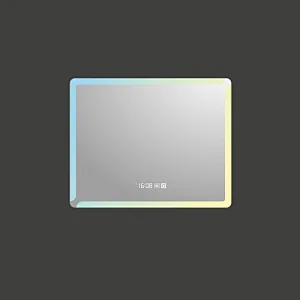 Mosmile Wall Rectangle Demister LED Light Frameless Bathroom Mirror