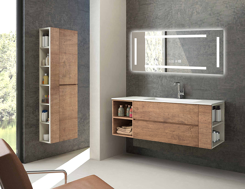 Mosmile Hotel Frameless Anti-fog LED Rectangle Bathroom Mirrors