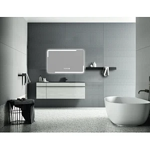Mosmile Fog Resistant Frameless Bathroom Illuminated Mirror