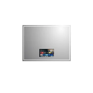 Mosmile Modern Rectangle LED Illuminated Anti-fog TV Bathroom Mirror
