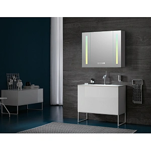 Mosmile Hotel Rectangle Bathroom LED Mirror Cabinet