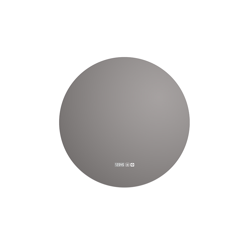 Mosmile Modern Wall Round LED Backlit Light Anti-fog Bathroom Mirror