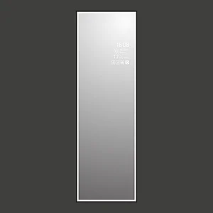 Mosmile Full-length Wall Framed LED Bluetooth Bathroom Mirror