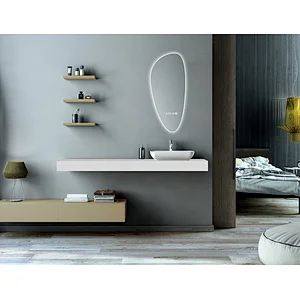 Mosmile Elegant Wall Touch Switch Anti-fog LED Bathroom Mirror