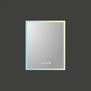 Mosmile Hotel Illuminated LED Light Rectangle Dimming Bathroom Mirror