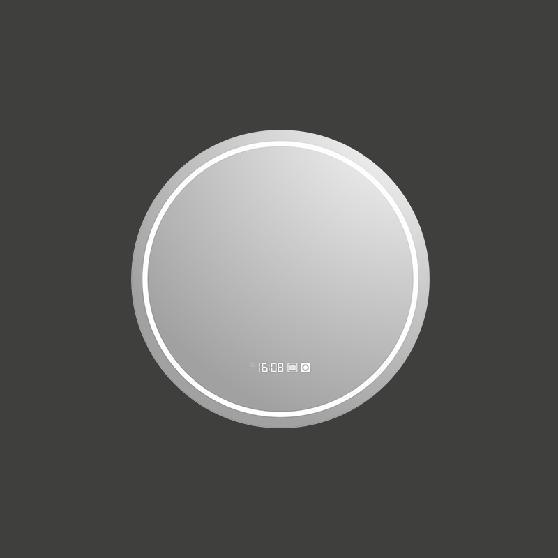 Mosmile Hotel Round Wall Mounted Touch LED Bathroom Mirror