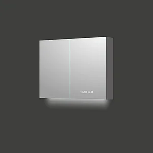 Mosmile Home LED Backlit Lights Bathroom Mirror Cabinet