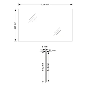 Mosmile Illuminated Anti-fog LED Backlit Light Bathroom Mirror