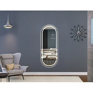 Mosmile Wall Frameless Bluetooth LED Backlit Dressing Mirror