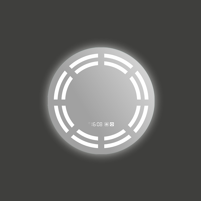 Mosmile Elegant Design Defogging Round Wall LED Bathroom Mirror