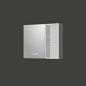Mosmile Wall LED Backlit Bathroom Mirror Cabinet with Shelf