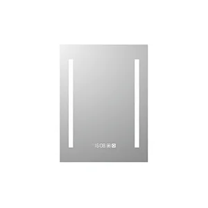 Mosmile Frameless Rectangle LED Light Wall Bathroom Mirror