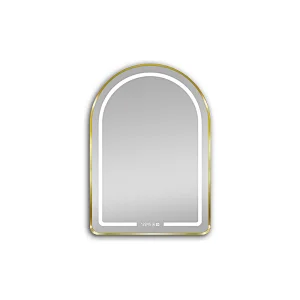 Mosmile LED Light Anti-fog Live Room Framed Bathroom Mirror