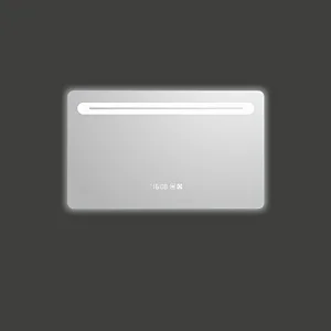 Mosmile Frameless Wall Rectangle LED Backlit Light Bathroom Mirror
