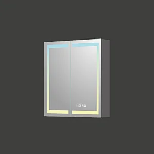 Mosmile Hotel Wall Mounted LED Bathroom Mirror Cabinet
