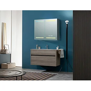 Mosmile Elegant Dimming LED Bathroom Mirror Cabinets