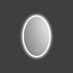 Mosmile Wall Mounted Oval LED Lighted Bathroom Mirror