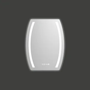 Mosmile Modern Wall LED Backlit Light Anti-fog Bathroom Mirror