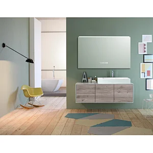 Mosmile Hotel Wall Rectangle LED Light Panel Bathroom Mirror