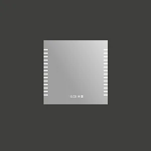 Mosmile Hotel Illuminated LED Light Square Bathroom Mirror