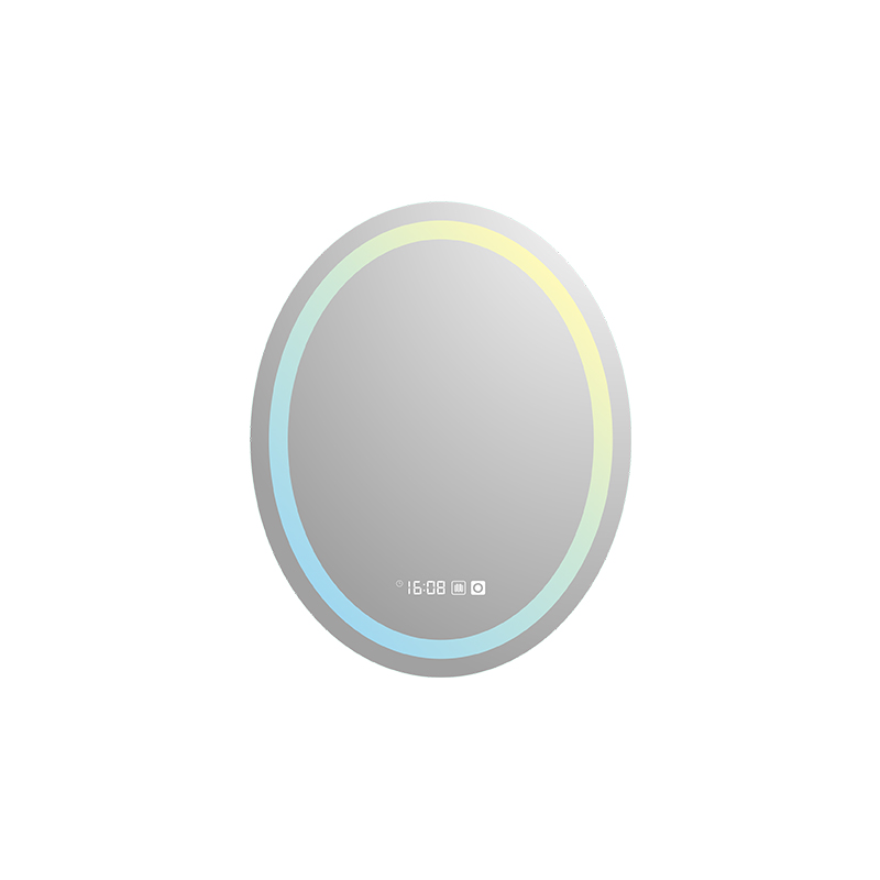 Mosmile Hotel Defogging Oval LED Backlit Bathroom Mirror