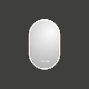 Mosmile Elegant Anti-fog Wall LED Framed Bathroom Mirror