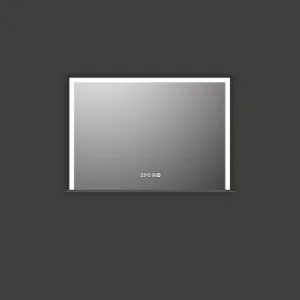 Mosmile Wall Plastic Framed Bathroom Mirror with LED