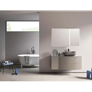 Mosmile Hotel Defogging Wall Home LED Backlit Bathroom Mirror