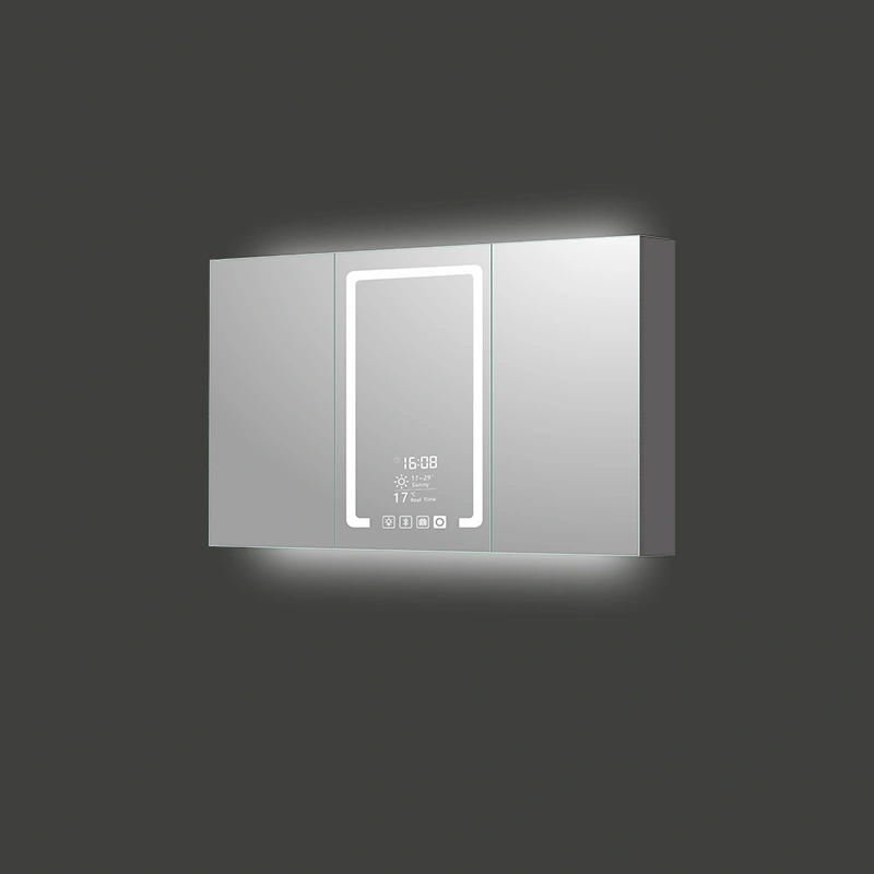 Mosmile Wall Bluetooth Anti-fog LED Light Bathroom Mirror Cabinet