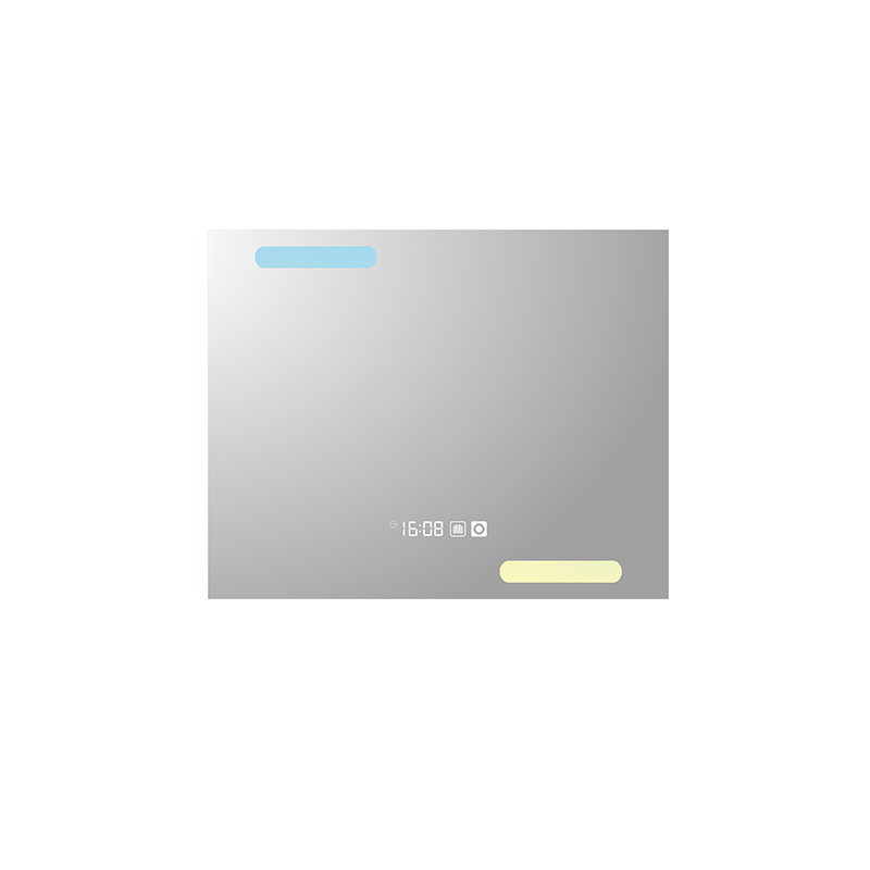 Mosmile Hotel Wall Rectangle Anti-fog LED Frameless Light Bathroom Mirror