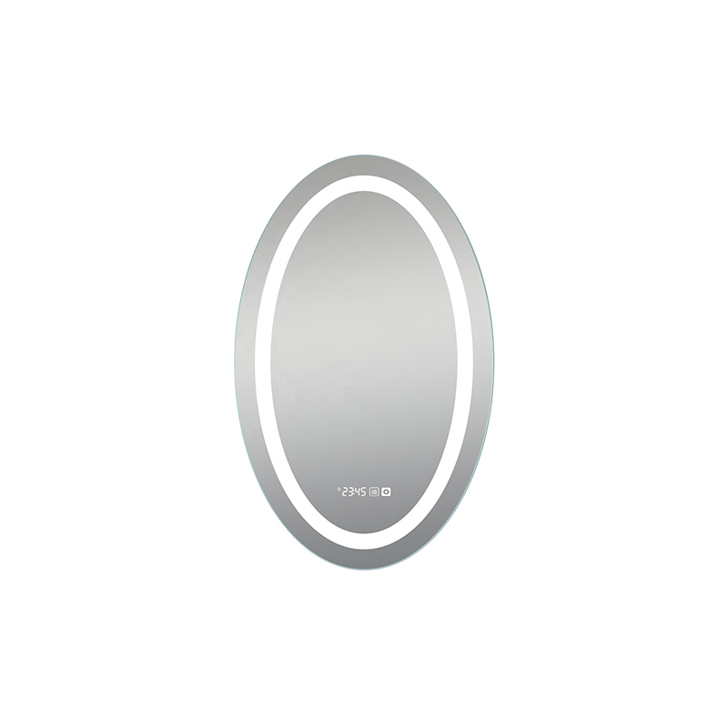 Mosmile Illuminated  Wall Anti-fog LED Oval Bathroom Mirror