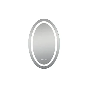Mosmile Illuminated  Wall Anti-fog LED Oval Bathroom Mirror